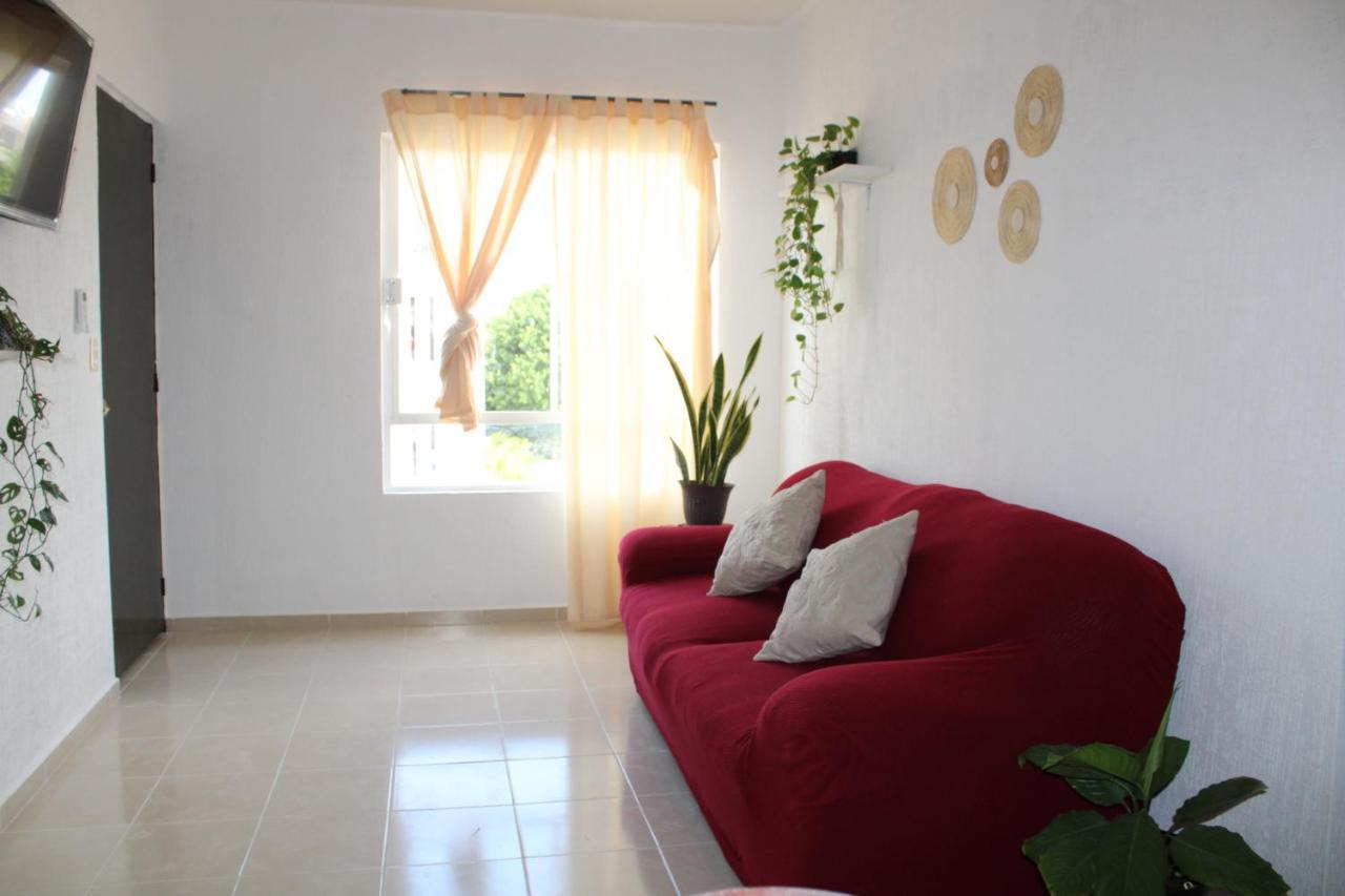 Relajante Y Acogedor Apartamento Con Alberca En Cancún Eksteriør billede