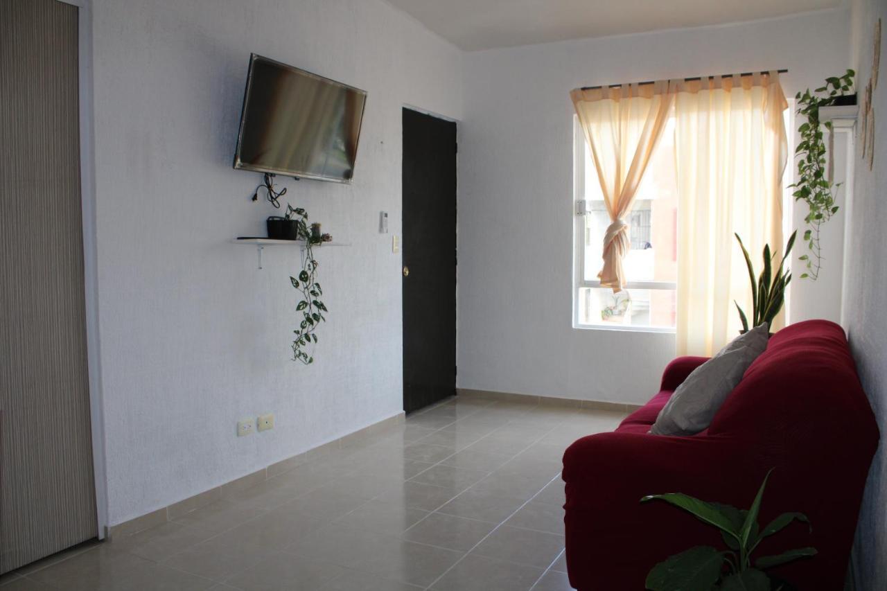 Relajante Y Acogedor Apartamento Con Alberca En Cancún Eksteriør billede